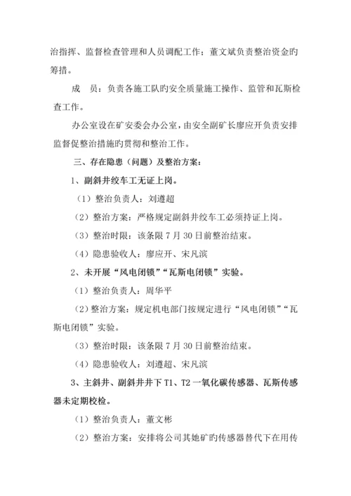 公司隐患整改专题方案.docx