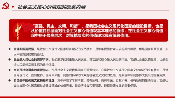 社会主义核心价值观宣讲主题教育微党课PPT