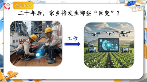 统编版2024-2025学年语文五年级上册第四单元习作指导 二十年后的家乡（课件）