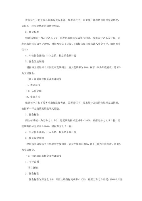 房地产优质项目营销部组织架构薪资综合体系岗位基础职责及绩效综合考核责任指经典标书.docx