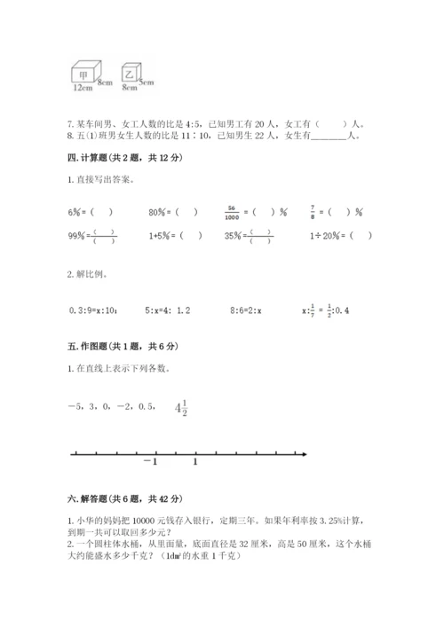 北京版六年级下册期末真题卷含答案（满分必刷）.docx