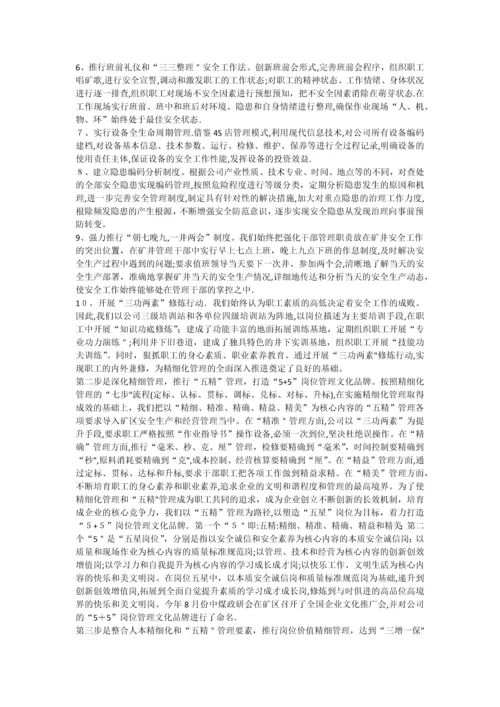 实施精细化管理推动企业安全科学发展.docx