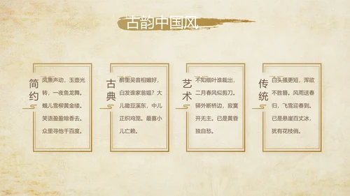 古香古色中医文化工作总结汇报计划动态PPT