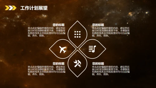 晨曦大气星空工作总结汇报通用PPT模板