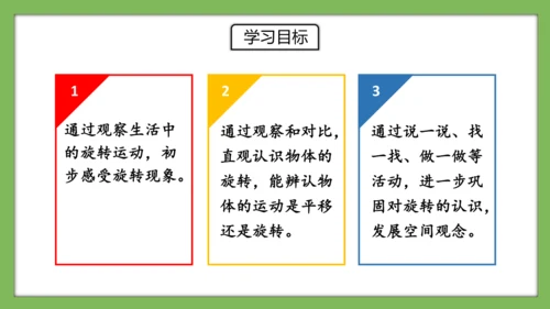 人教版数学二年级下册3.3《认识旋转》课件（共28页）