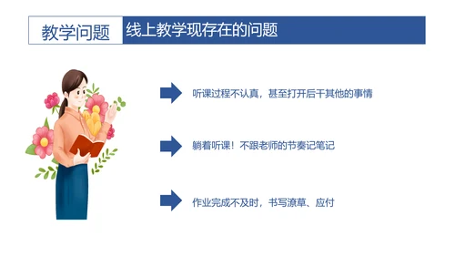 云端协商互利未来线上教学家长会PPT模板