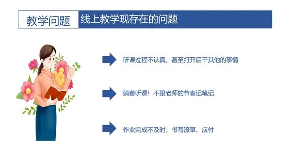 云端协商互利未来线上教学家长会PPT模板