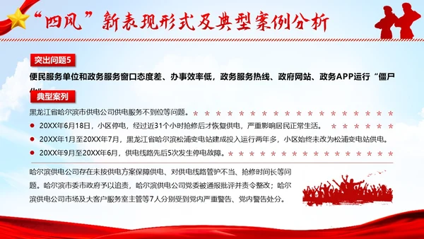 纠四风树新风作风建设党性教育党建PPT课件党课