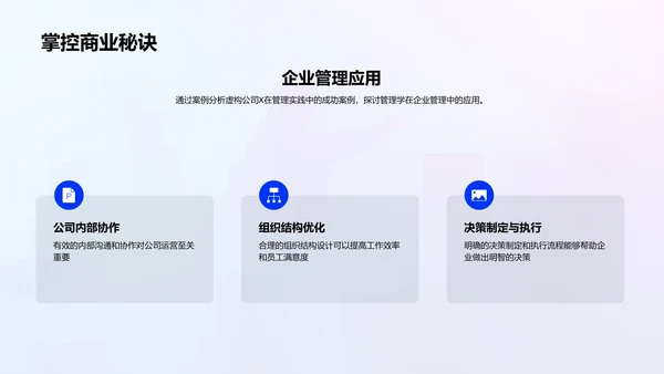 管理学教学讲座