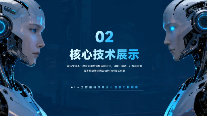 AI人工智能商业计划书PPT
