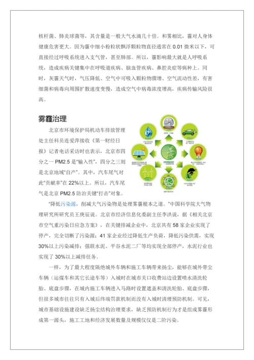 北京雾霾调查分析报告.docx