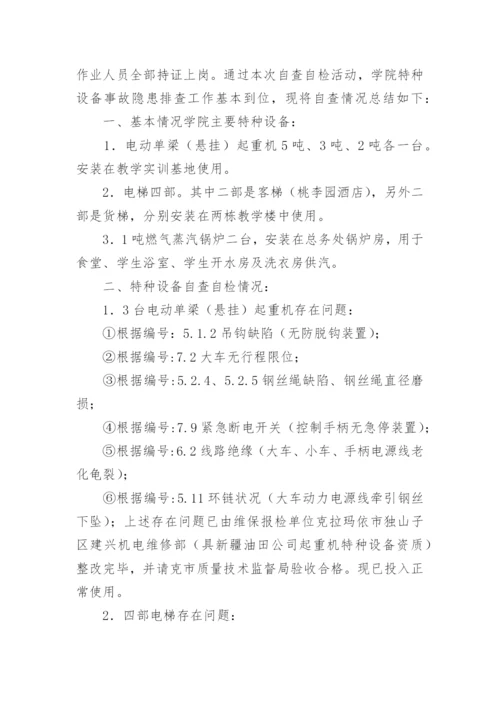 特种设备自检自查报告.docx