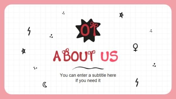 女孩力量卡通人物通用PPT模板