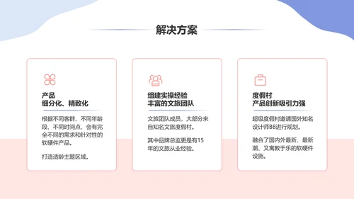 有温度的亲子度假村商业计划书休闲风通用PPT模板