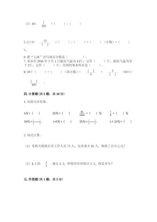 沪教版数学六年级下册期末检测试题含完整答案（典优）.docx