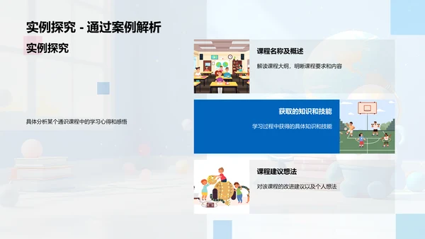 通识课程学习报告PPT模板