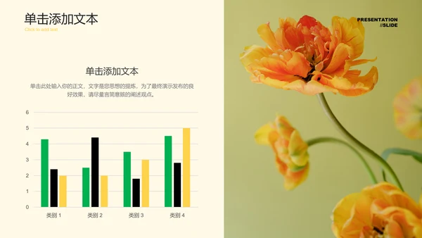 黄绿色清新风夏日通用总结汇报PPT演示模板