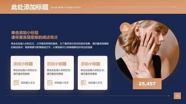 茶色欧美风服装产品营销策划PPT演示文稿