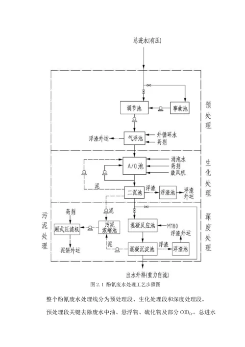公司酚氰废水处理专项方案.docx
