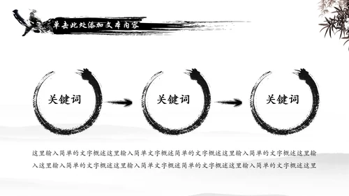 中国风武侠笑傲江湖古代战争亮剑水墨培训宣讲PPT