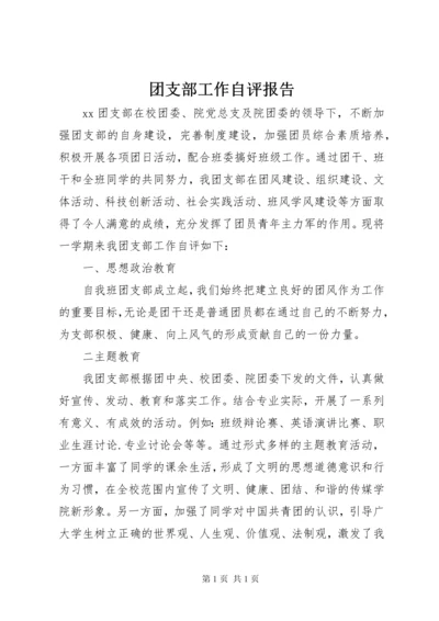 团支部工作自评报告.docx