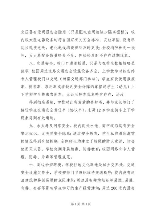 冬季校园安全自查报告.docx