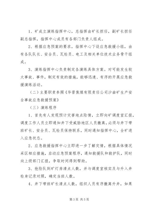 救护队应急演练计划.docx