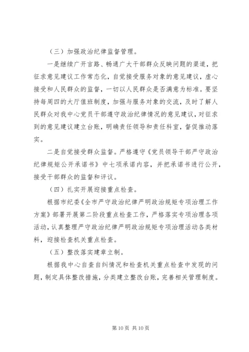 党的政治纪律执行情况自查报告.docx