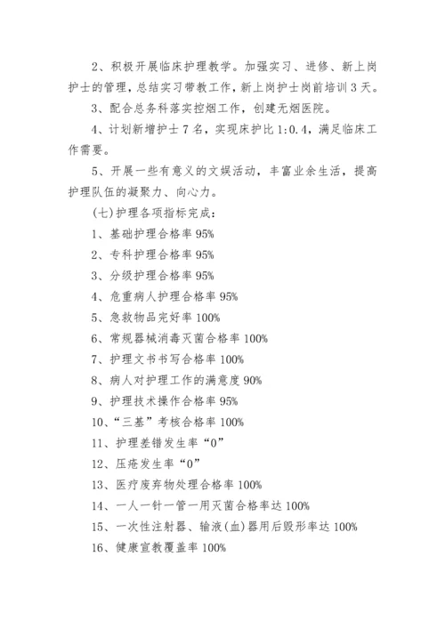 2023年医院护理工作计划范文.docx