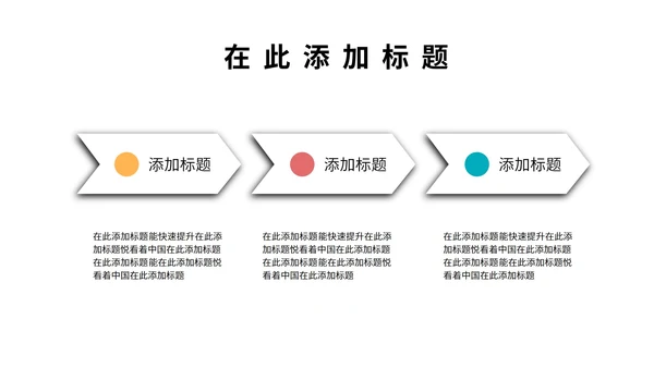 小清新橙色商务汇报PPT模板