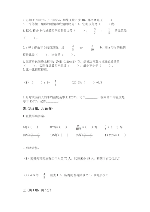 小学毕业班数学检测卷及参考答案【轻巧夺冠】.docx