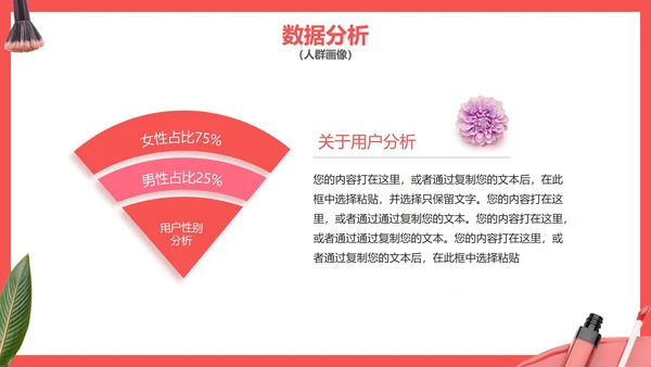 简洁小红书美妆品牌种草营销方案PPT模板
