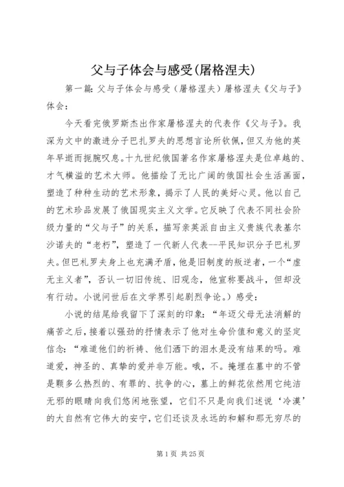 父与子体会与感受(屠格涅夫).docx