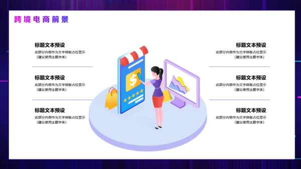 智慧跨境电商方案活动策划通用PPT模板