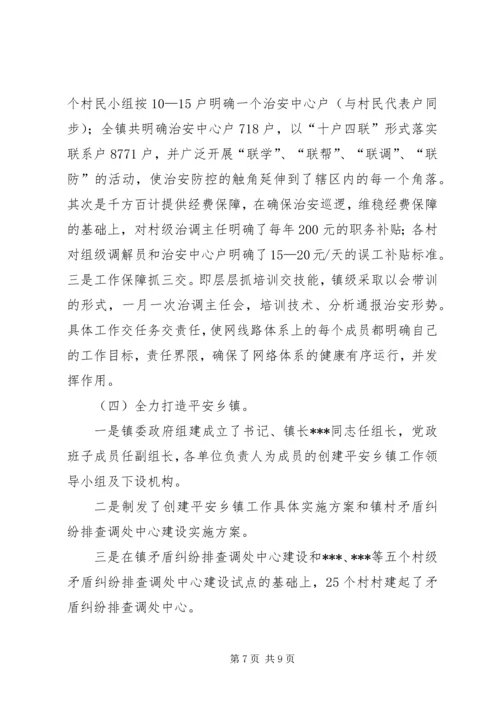 乡镇社会治安综合治理年度工作总结.docx