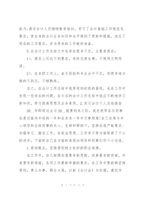 实习会计个人总结报告.docx