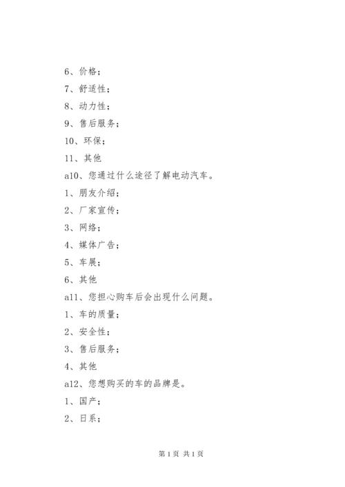 市场调查问卷表模板.docx