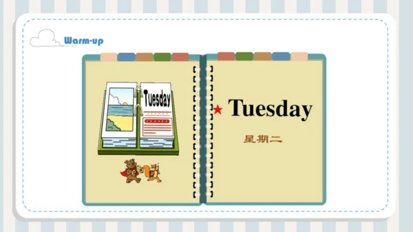 人教新起点小学英语二年级下册 Unit6 My Week Story Time