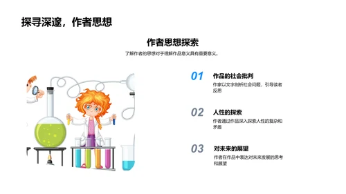 文学作品解析报告PPT模板