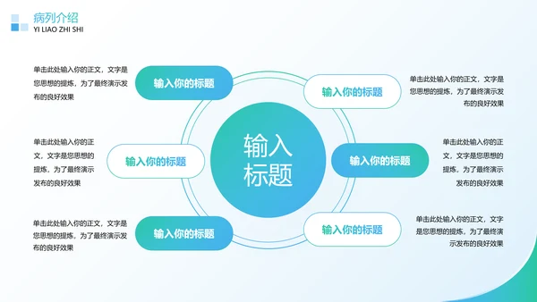 绿色商务风医疗知识科普PPT