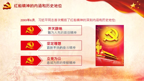 新时代弘扬学习红船精神PPT课件党校党建