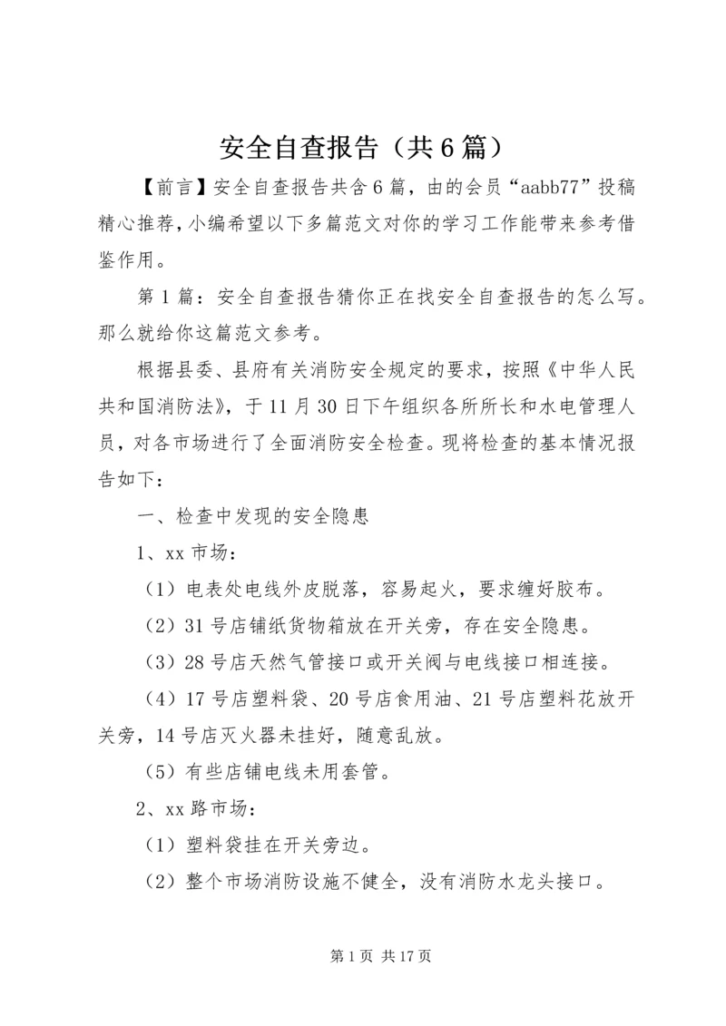 安全自查报告（共6篇） (6).docx