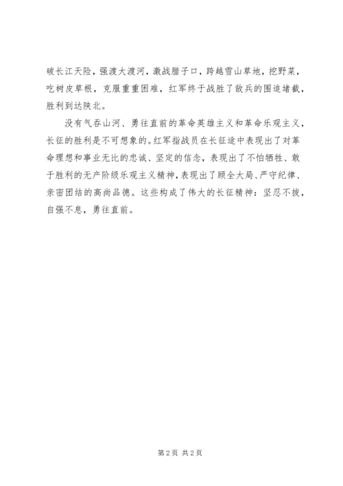 论长征精神的内涵党建党委.docx