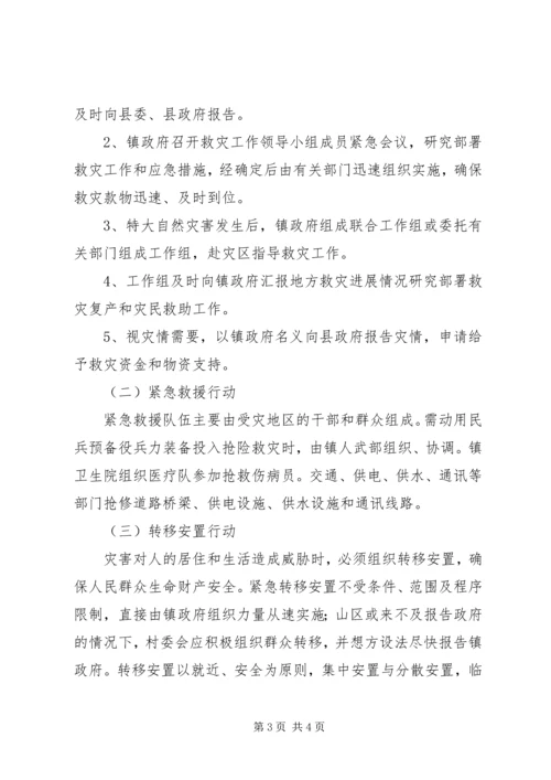 乡镇自然灾害救助应急预案.docx