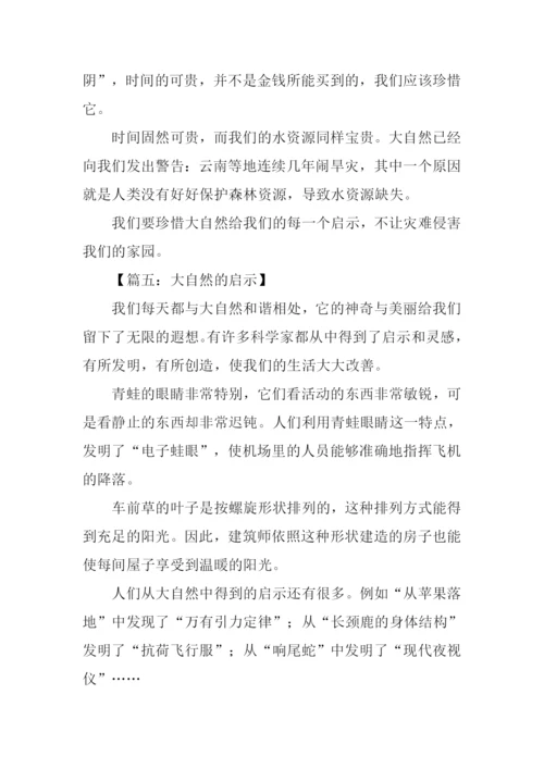 大自然的启示作文.docx