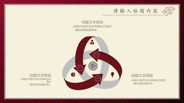 古风艾灸通用PPT模板