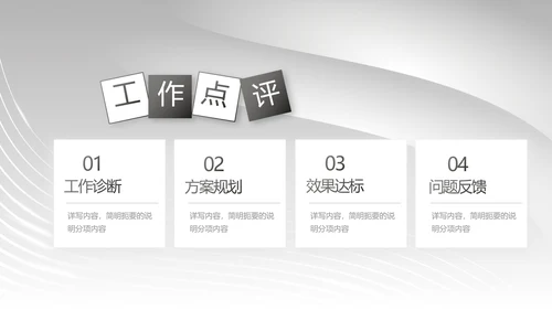 黑金大气美发述职报告动态PPT模板