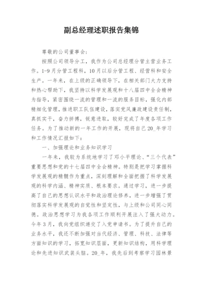 副总经理述职报告集锦.docx