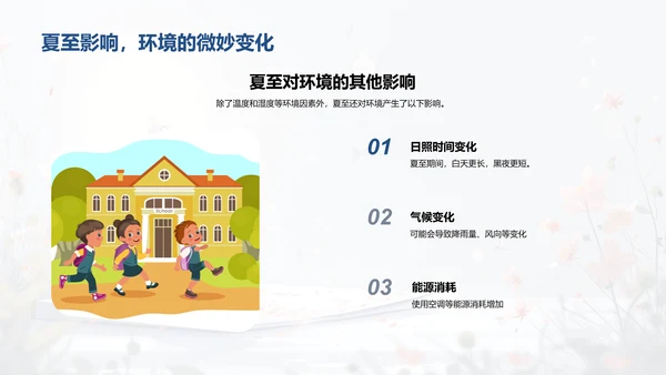 夏至影响生态PPT模板