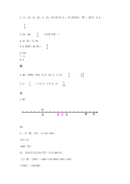 北师大版数学小升初模拟试卷及完整答案（夺冠系列）.docx